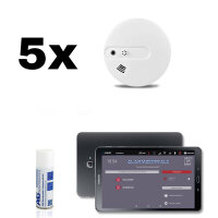 SmokeTab Fire Alarm Panel with Wireless Smoke Detector