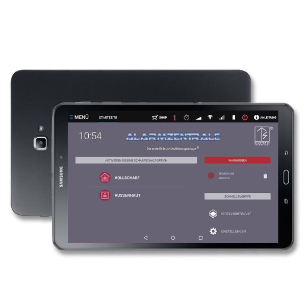 Samsung Tablet-Zentrale Schwarz