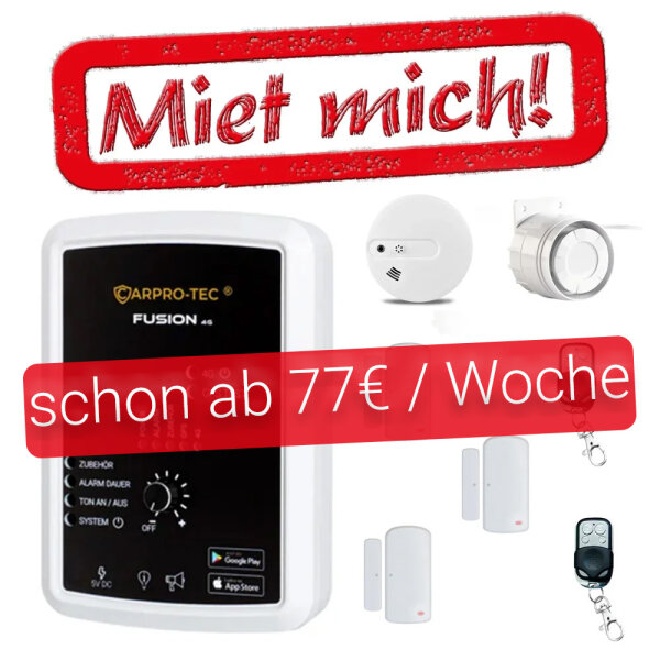 Mietangebot CarPro-Tec Alarmsystem Set Premium für 77€ bis 225€