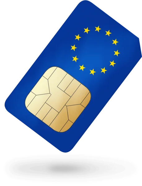 EU SIM-Karte mit Guthaben bis zu 2 Jahre
