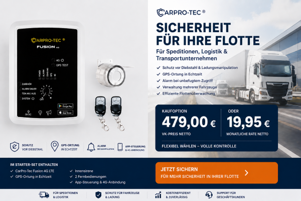 CarPro-Tec Speditions-Angebot Full Service (mtl. 19,95€)