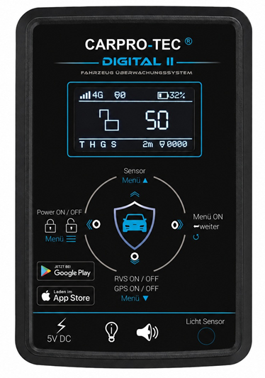 CarProTec Digital II - Die nächste Generation der Fahrzeug-Überwachung