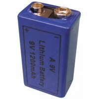 Lithium battery 9V block